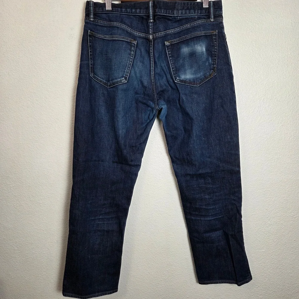 Banana Republic Straight Jeans 33x30 Dark Wash‎ Stretch